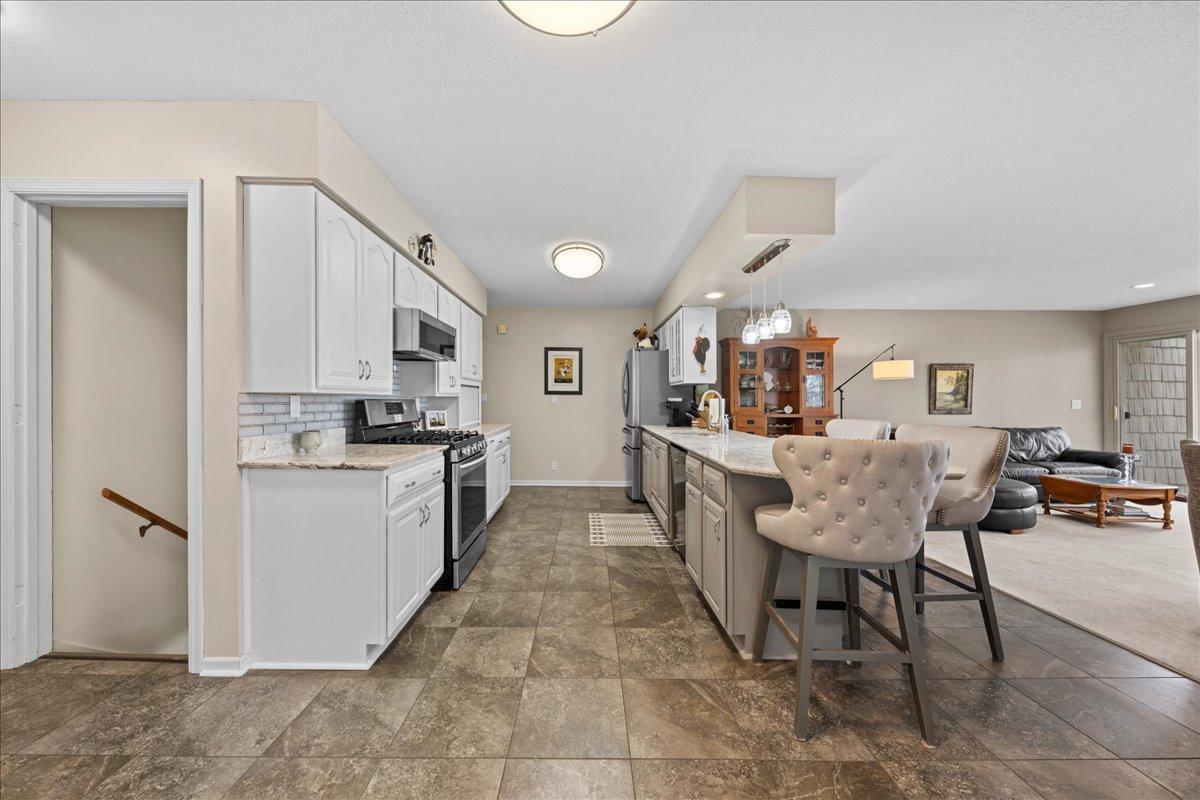 Stairway to the Lower Level walkout