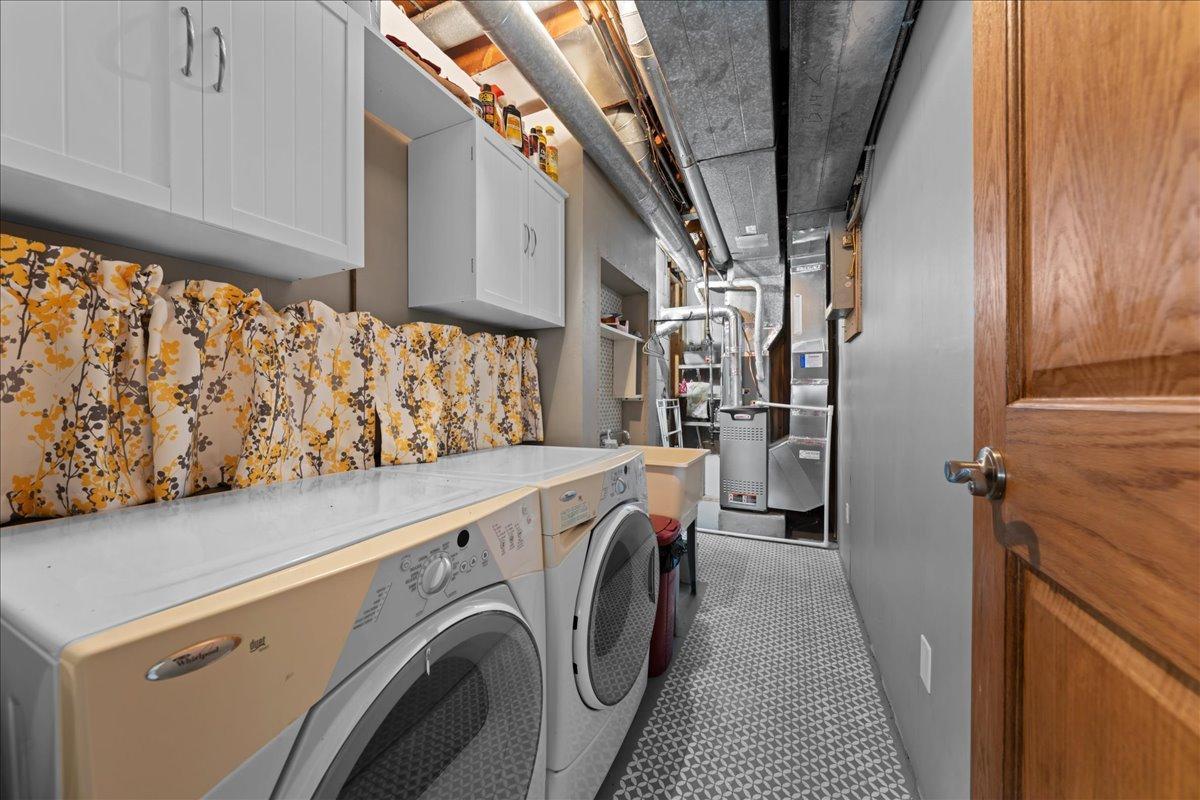 Lower Level Laundry and mechanical room New Lennox furnace and AC in 2019