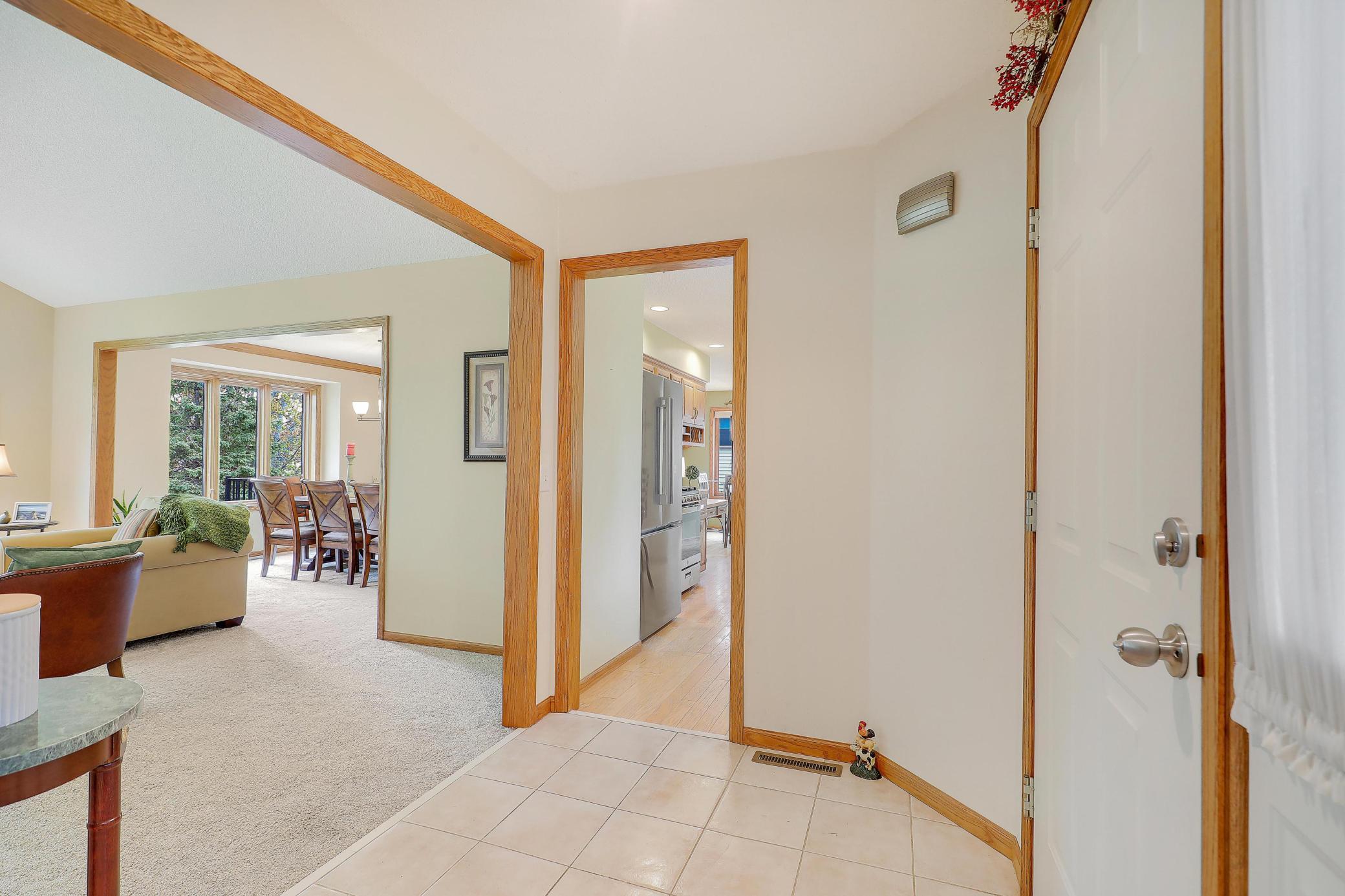 Open and flowing floor plan.
