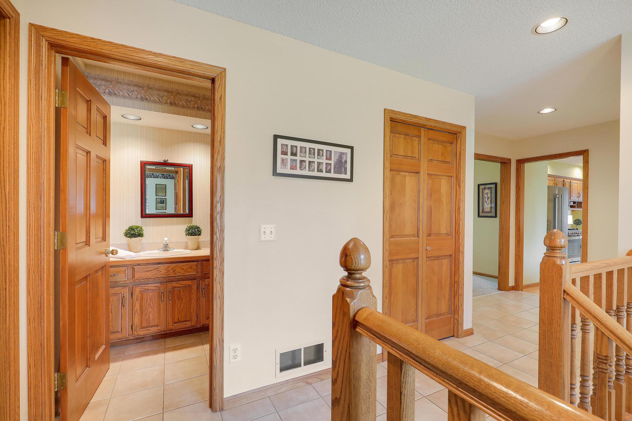 Stairway view.