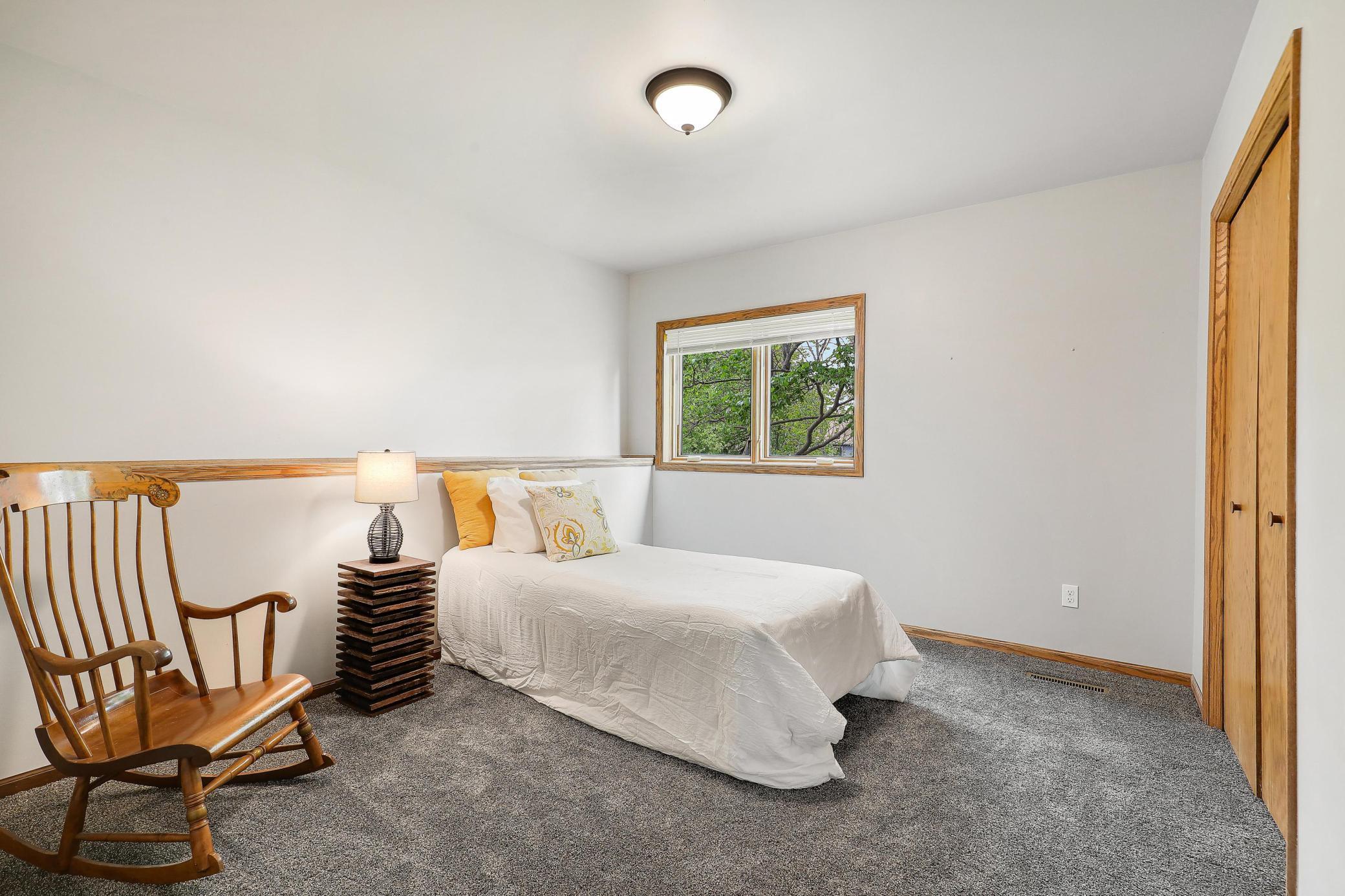 Lower level 3rd bedroom.