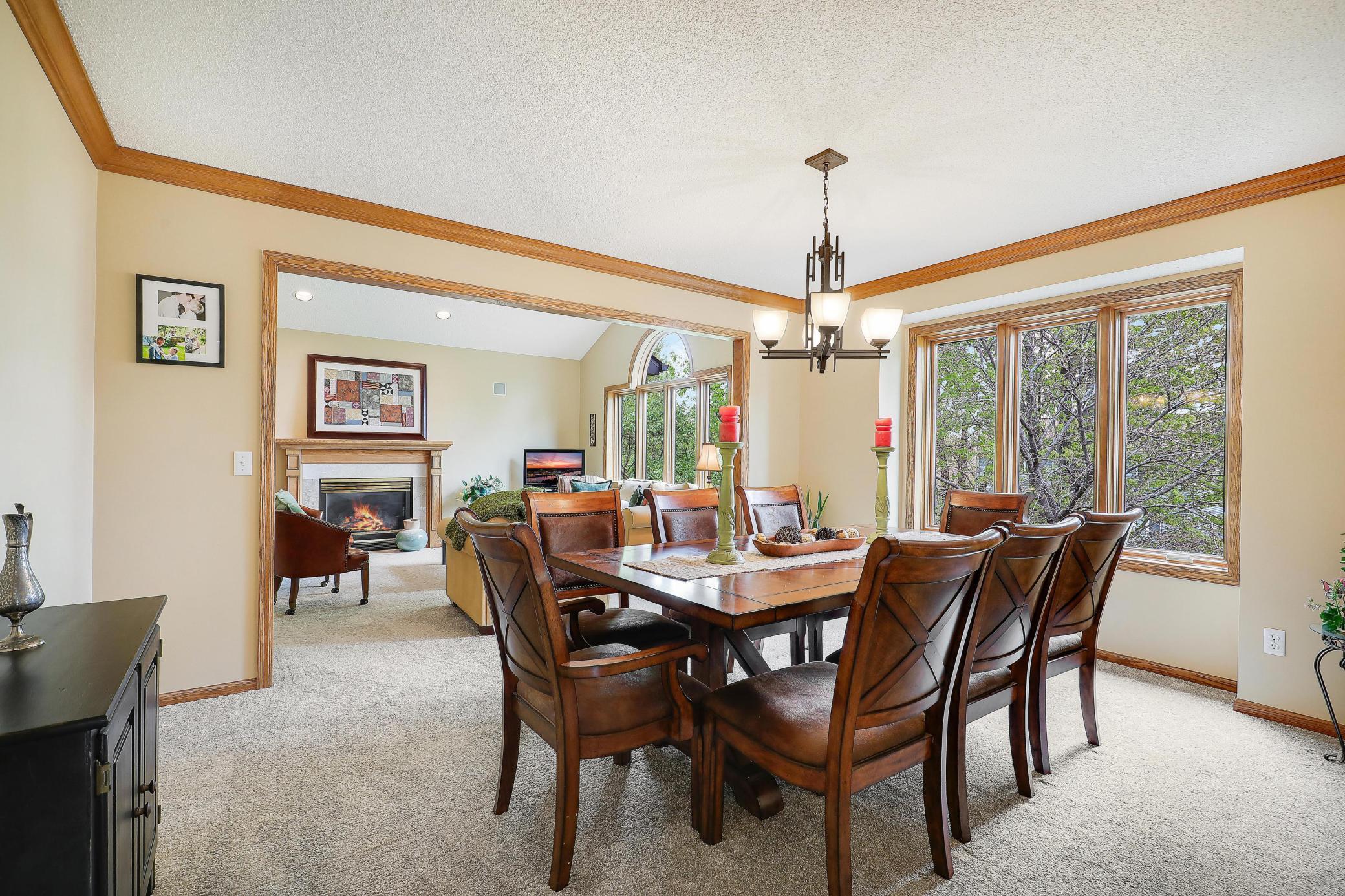 Formal dining room/living room.