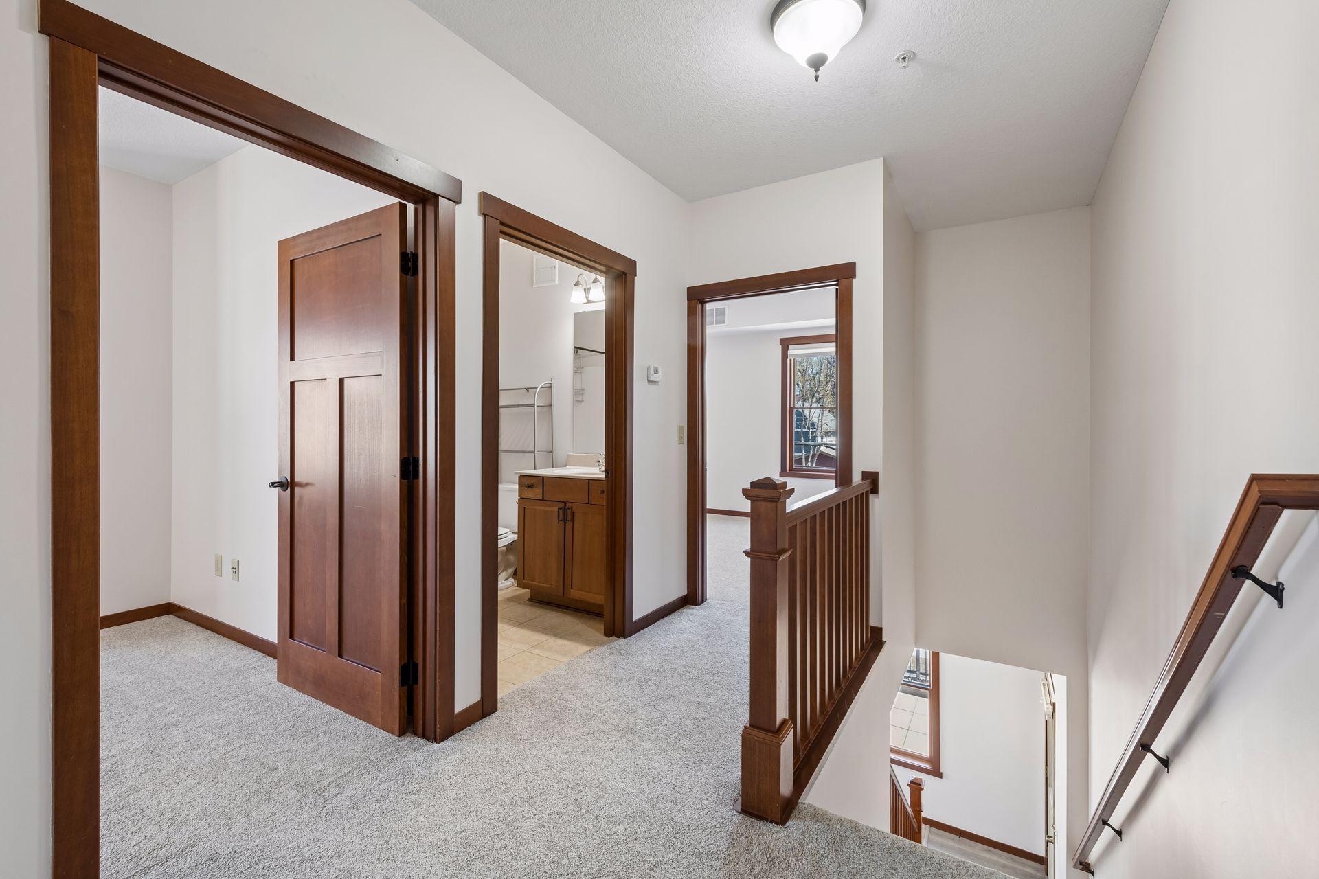 Upper level landing.