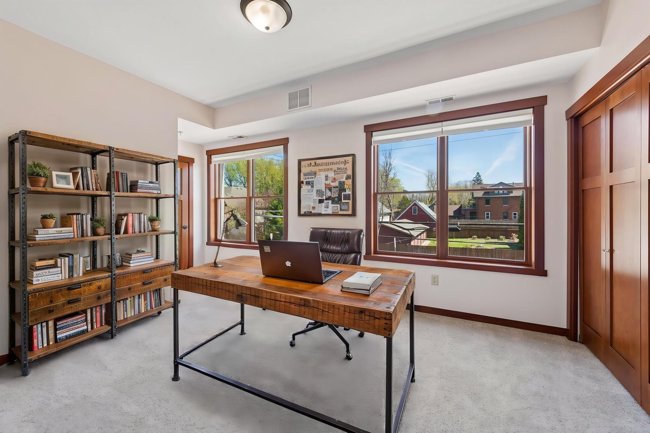 Virtually staged to provide space definition and layout.