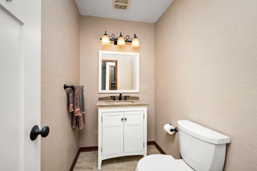 Lower level 1/2 bath!