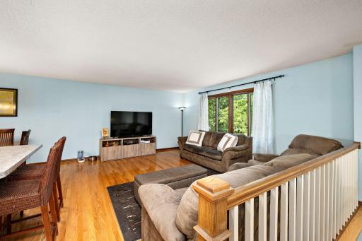 Inviting upper level living room!