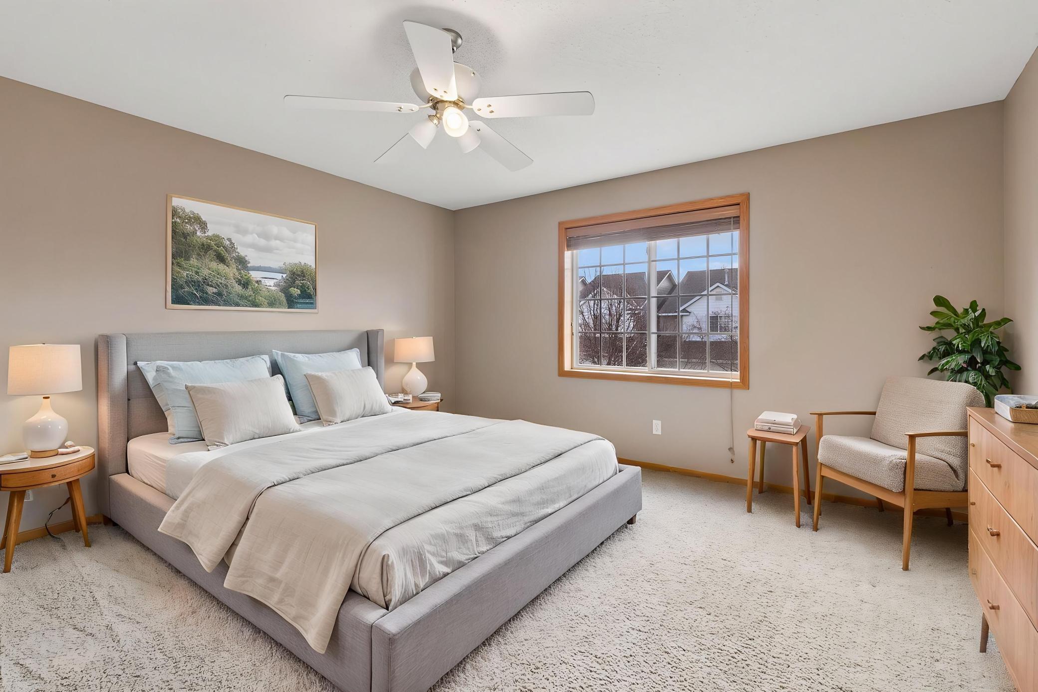 Primary Bedroom (Virtually Staged)