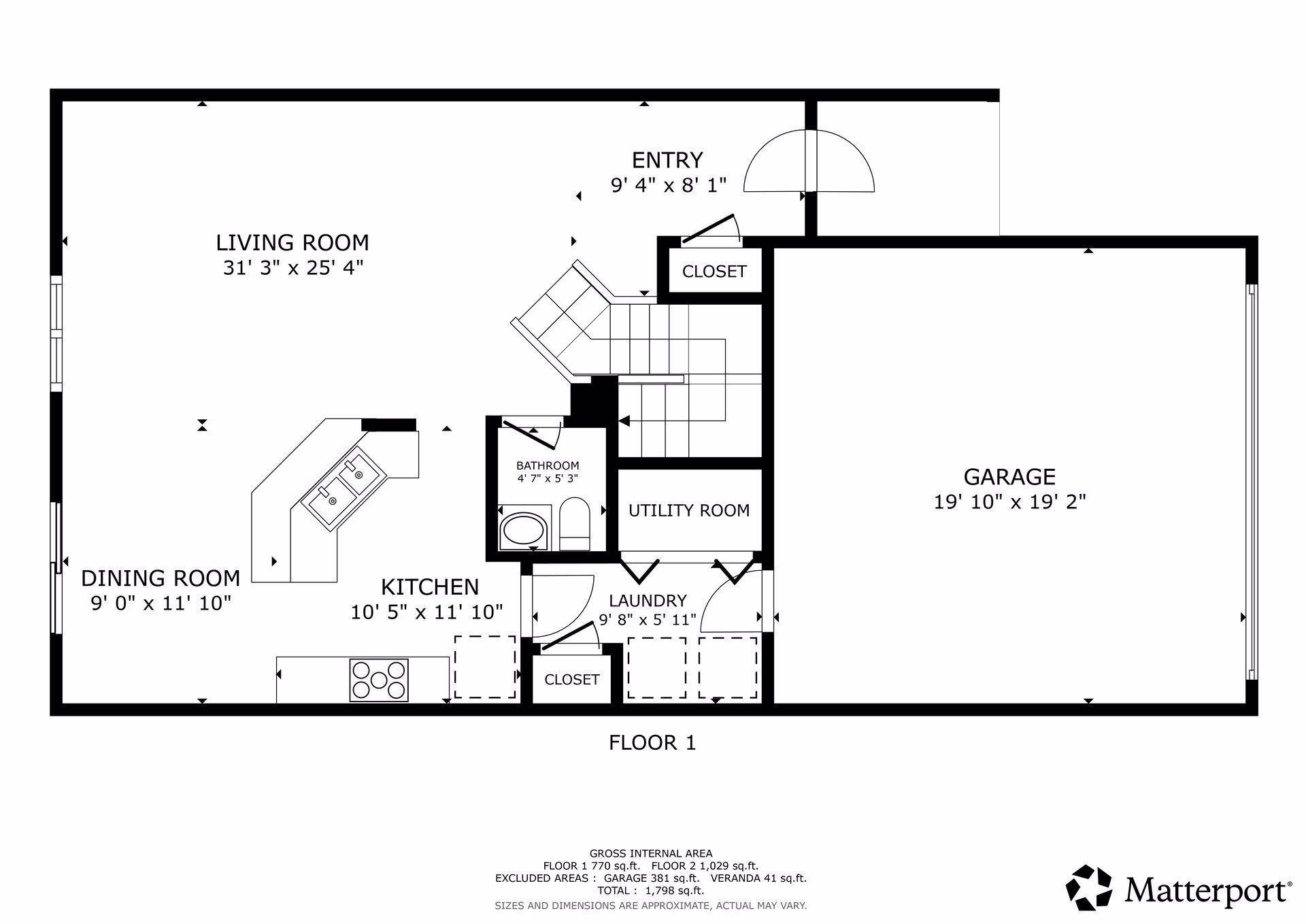 Main Level Floor Plan