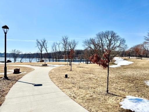 Enjoy The Walking Paths Leading To The Park Overlooking The River!