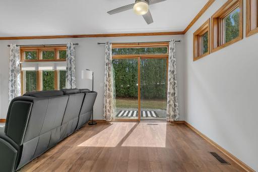 Open Floor Plan Giving Way To The Beautiful Views Into The Private Feeling Backyard!