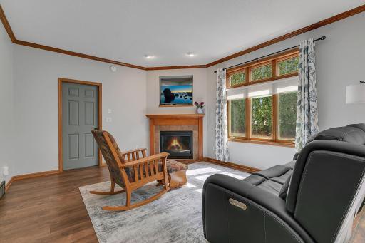 Freshly Painted, Bright And Area Makes This Beautiful Living Area Sunny And Bright! Enjoy The Warmth Of The FirePlace For A Peaceful Evening In!