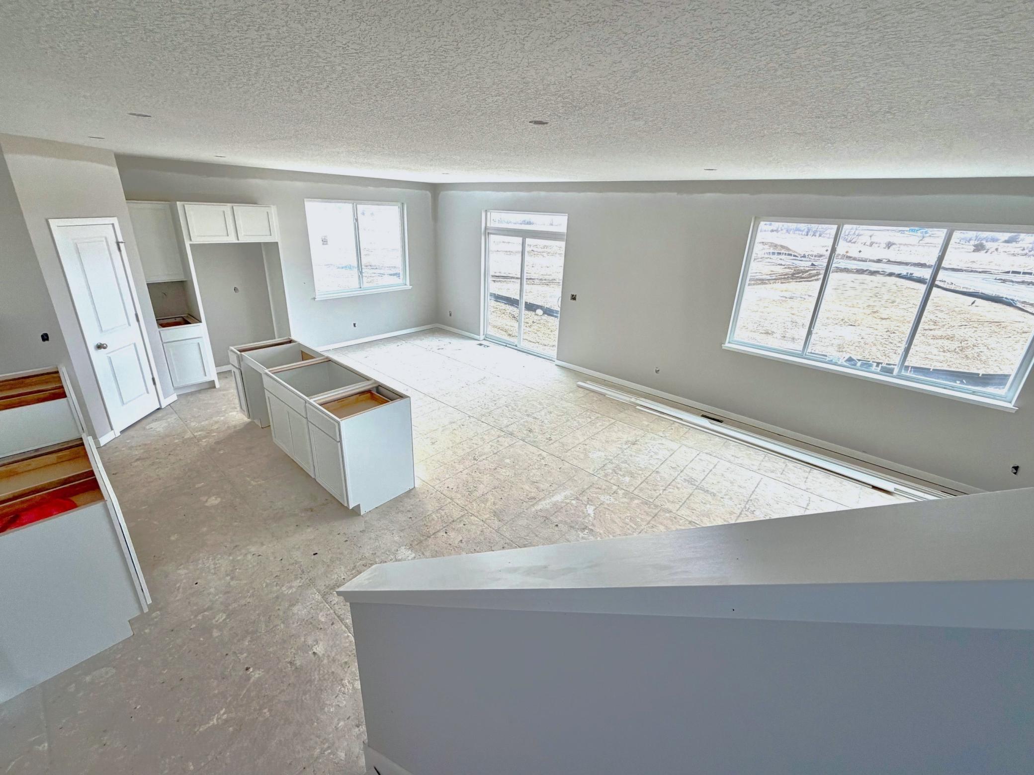 3199 Jandura Ave NE- Photo of actual home. Millwork installation will be completed soon.