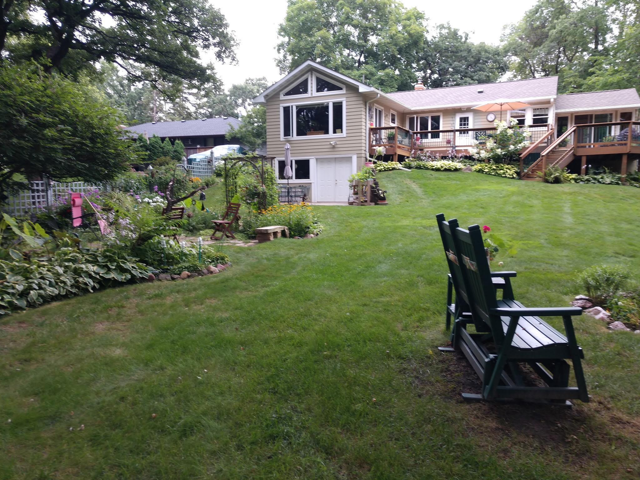 Lush and green in the summer