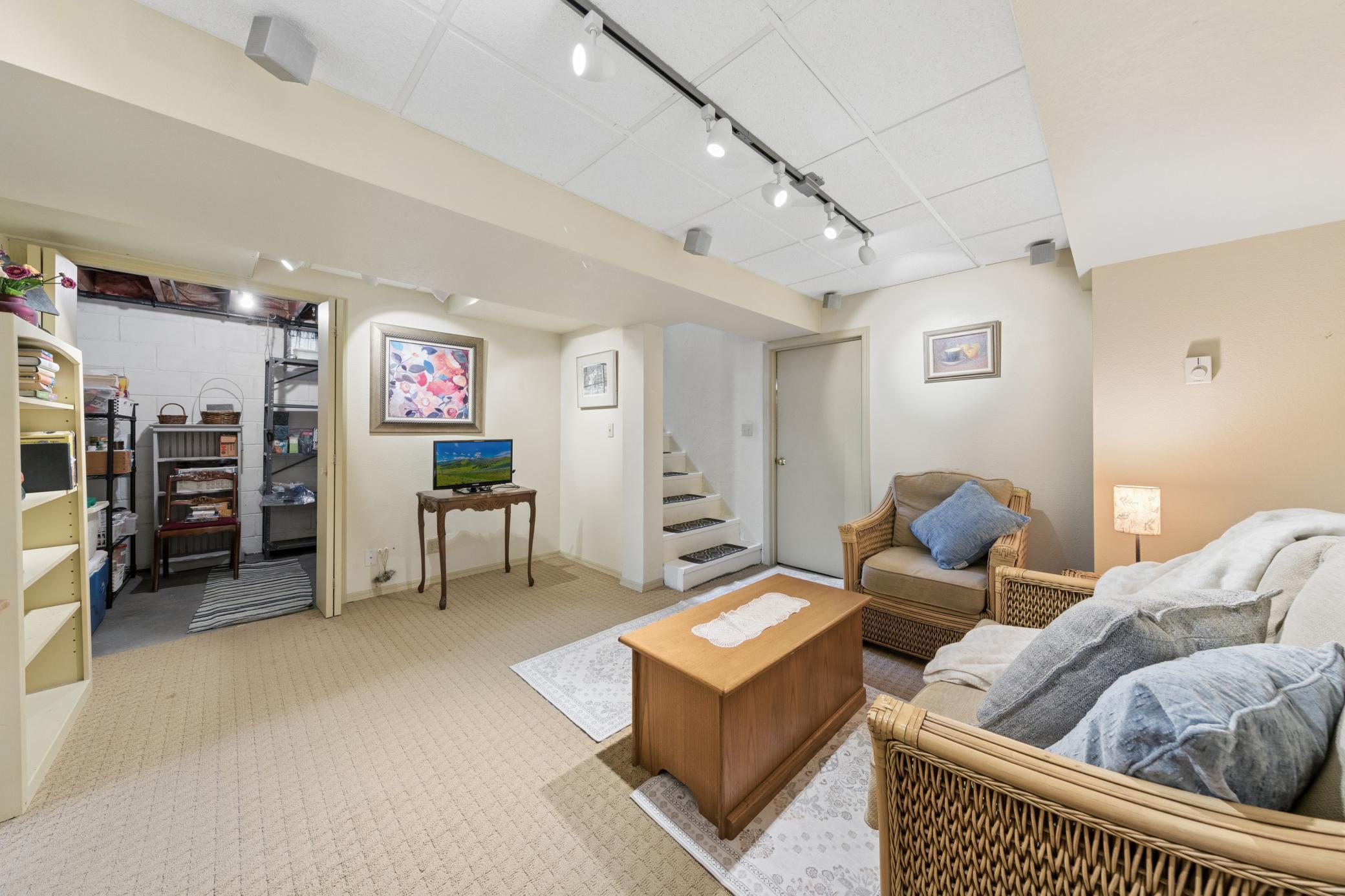 Lower level family room