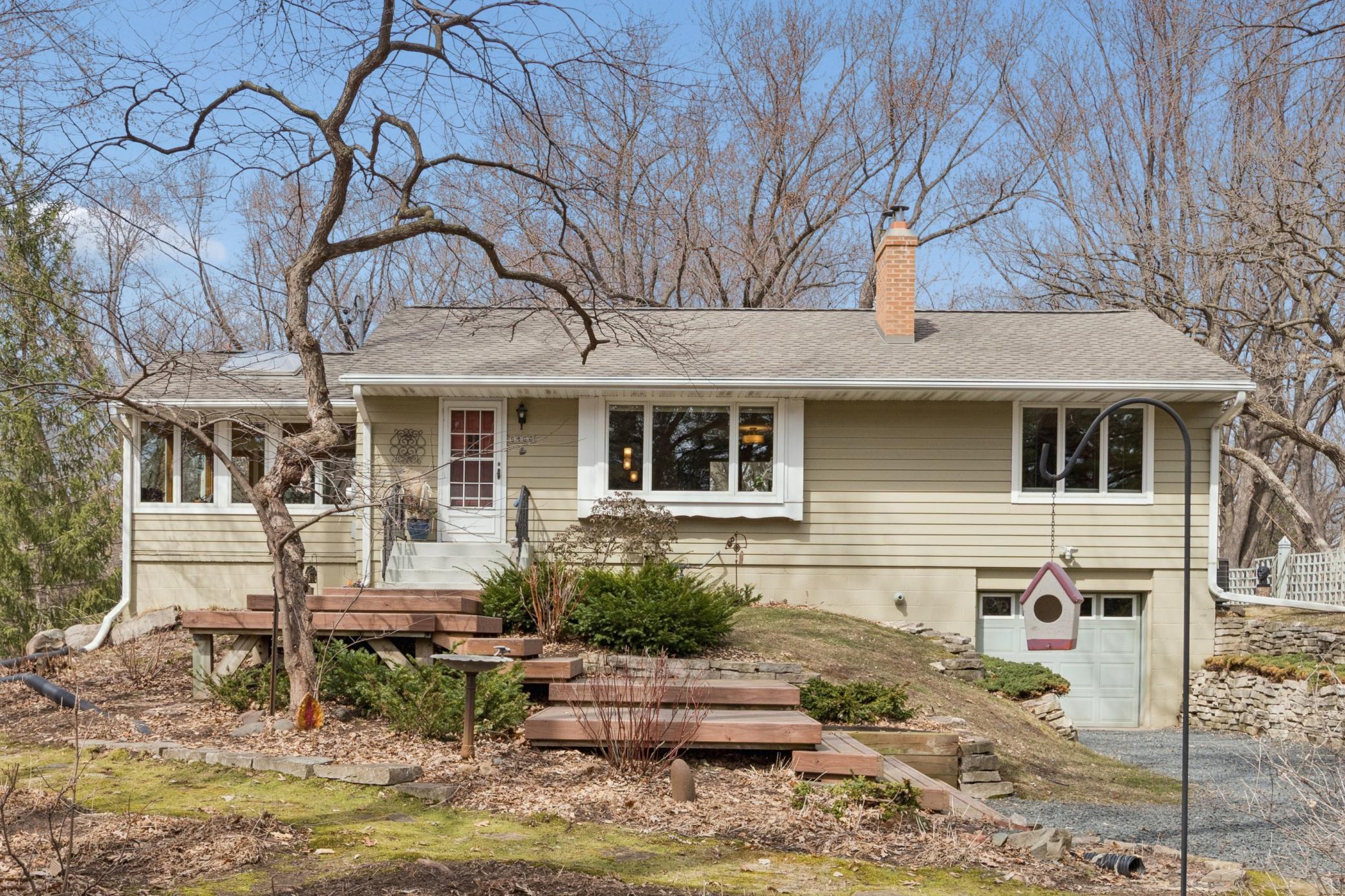 Wander up the stairs to a cozy retreat