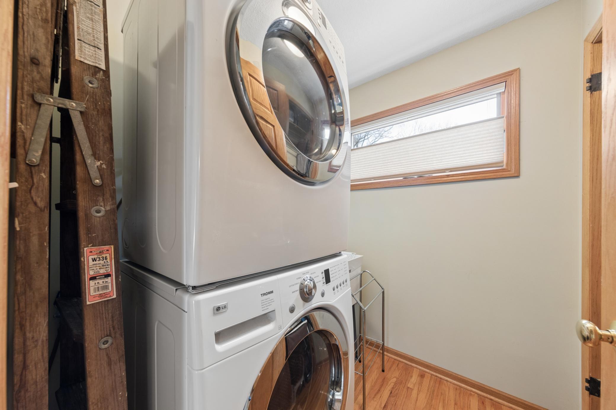 Laundry room on main floor with sink