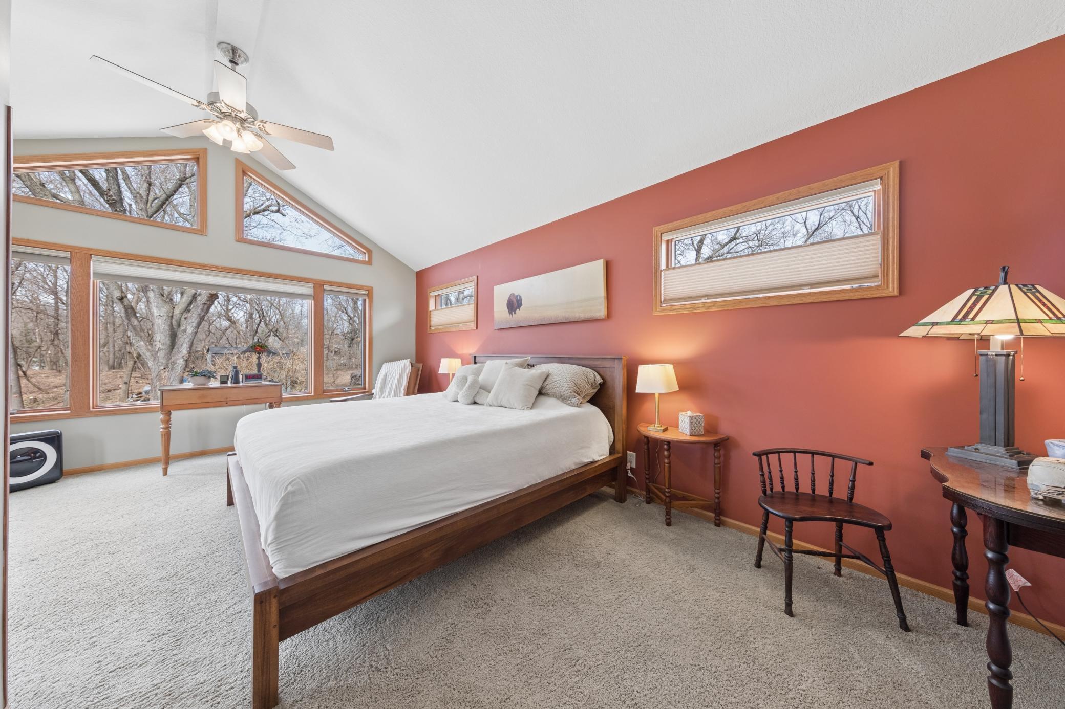 Large primary bedroom addition added in 2009