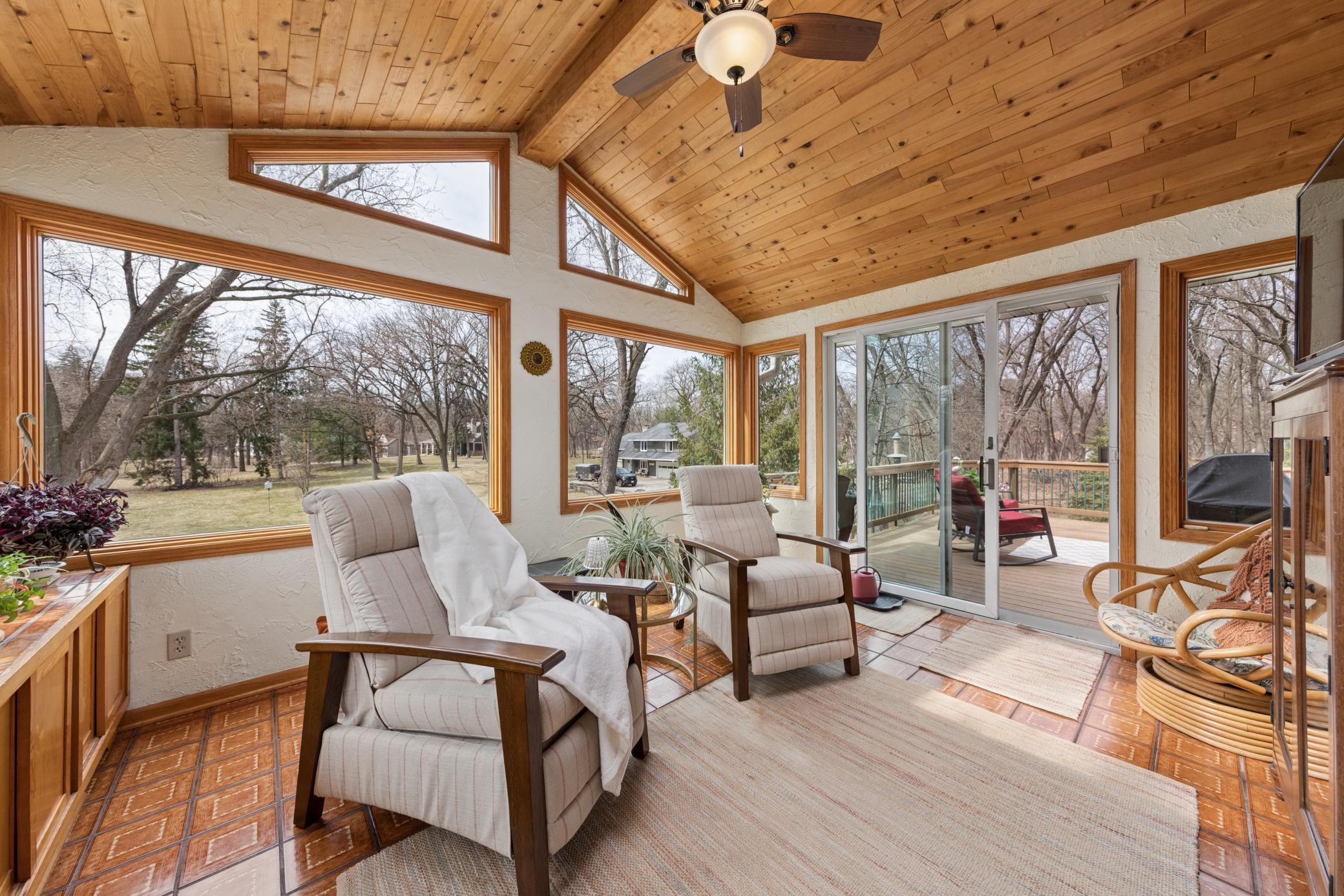 Imagine sitting here all year long and enjoying the views of nature