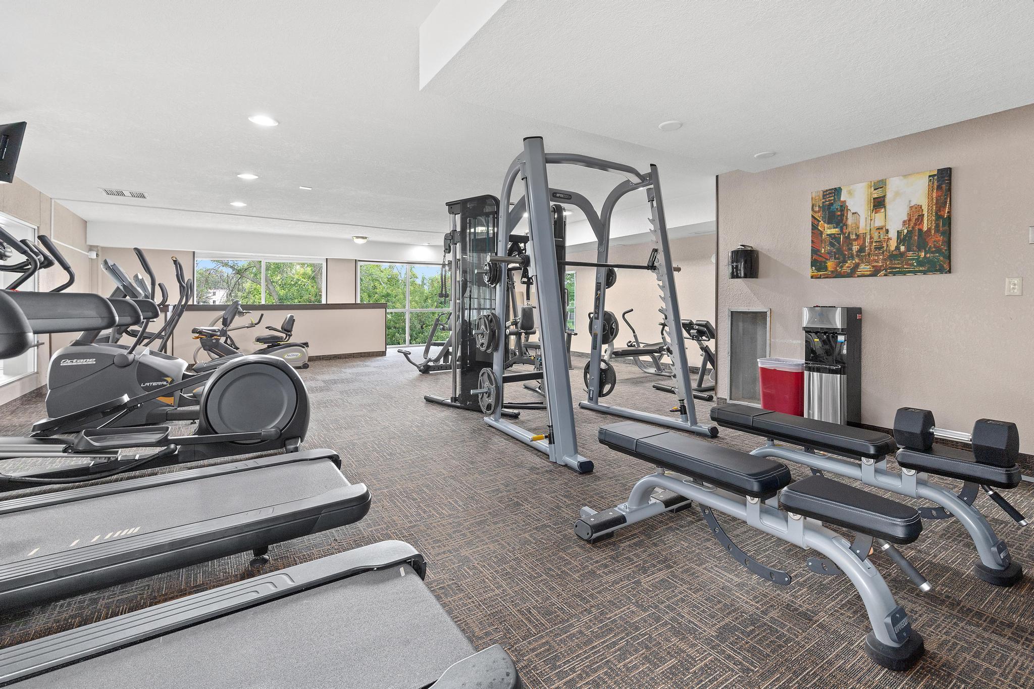 The community workout room