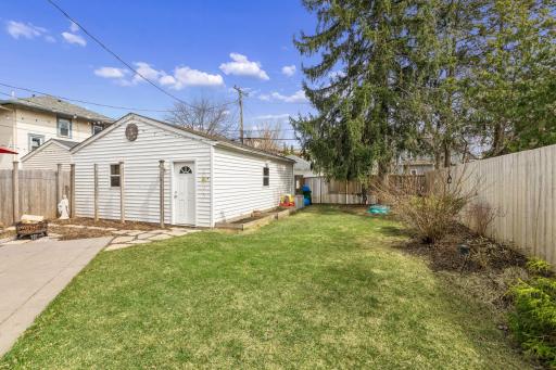 Fully fenced and very private.