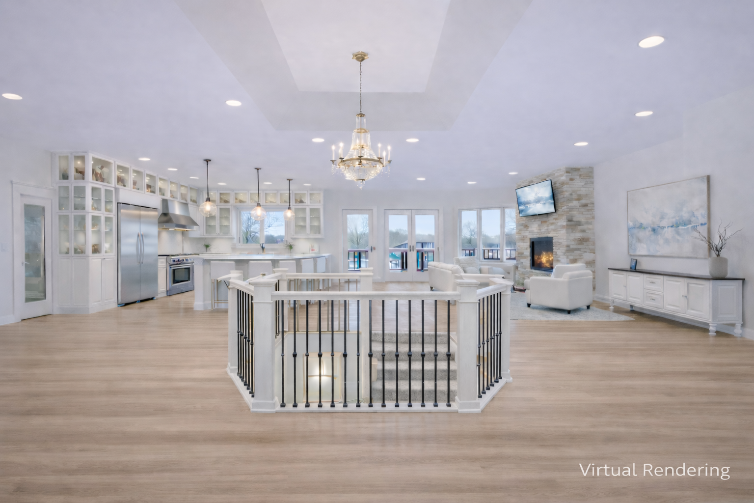 Virtual with Lighter Floor and Paint!