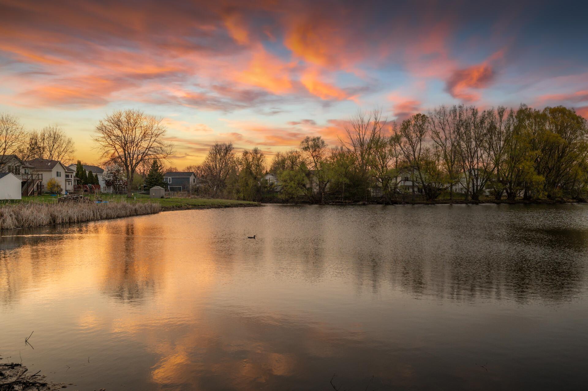 Enjoy trails around Lake Julia, the shelter area for gatherings or the Playground , all just steps away