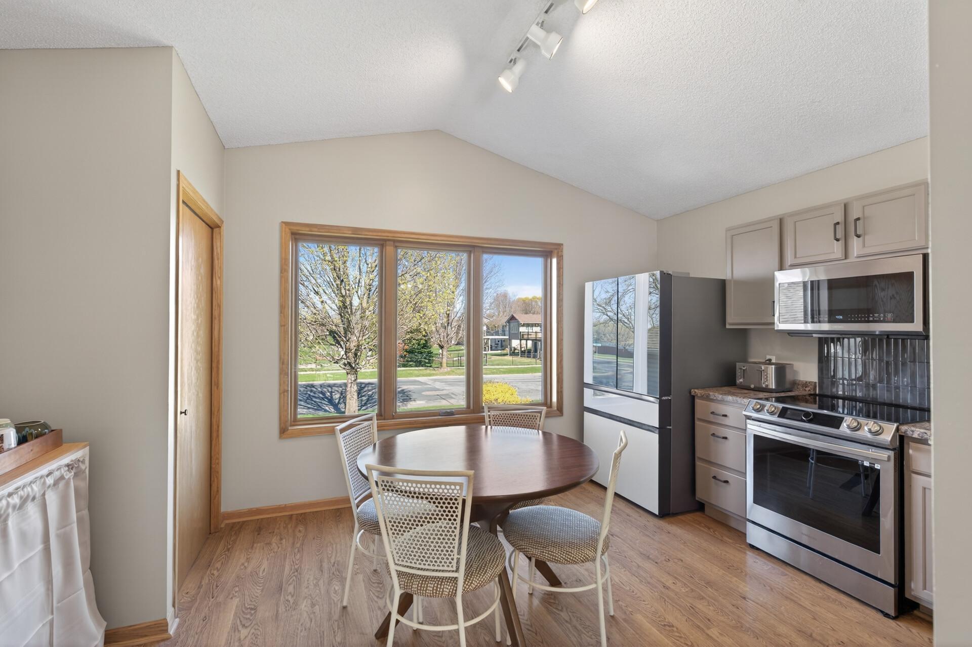 Enjoy the view out the kitchen window to Lake Julia