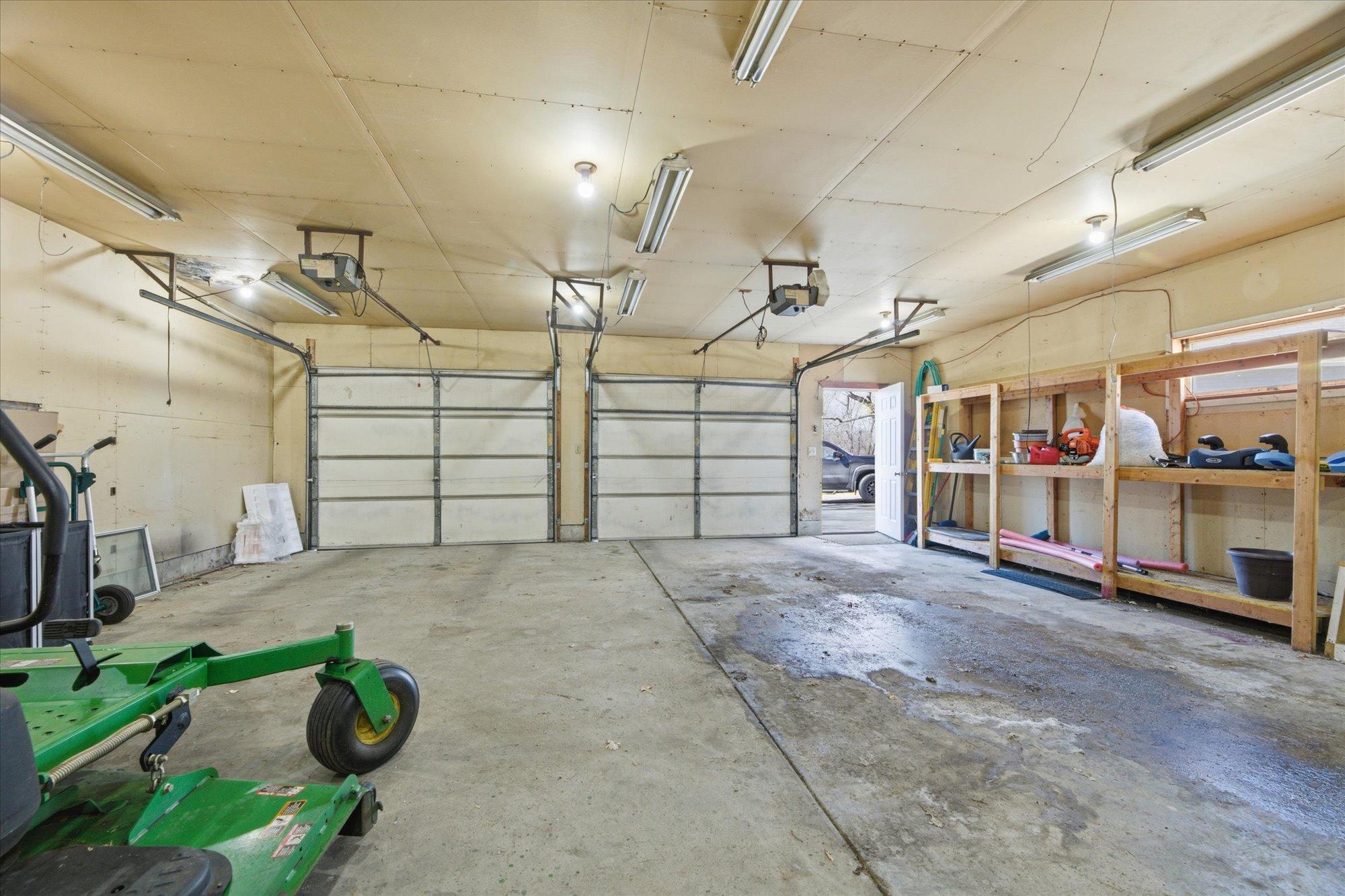 Interior of Detached Garage