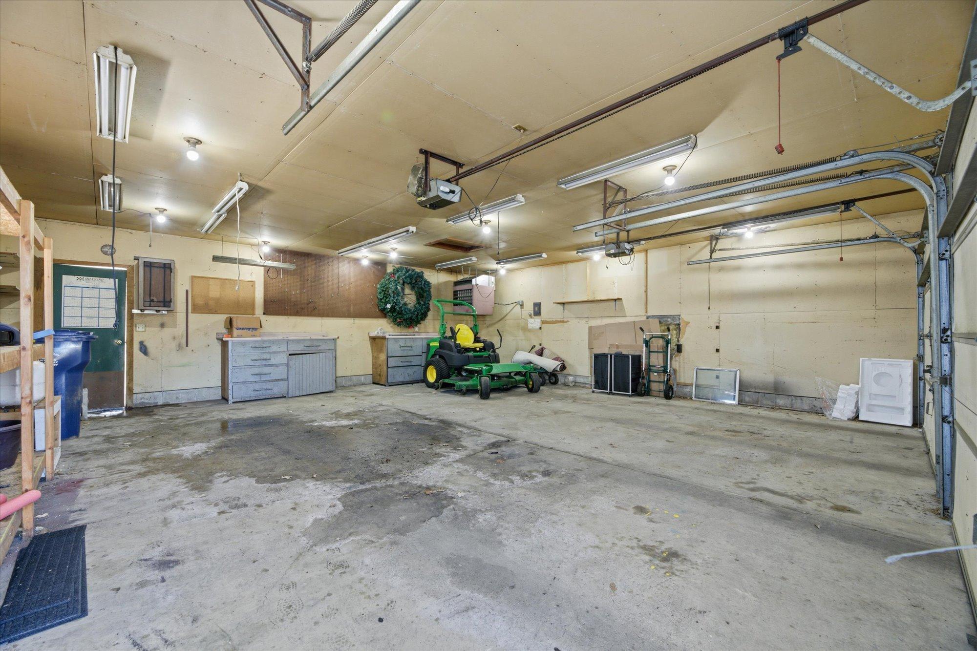 Interior of Detached Garage