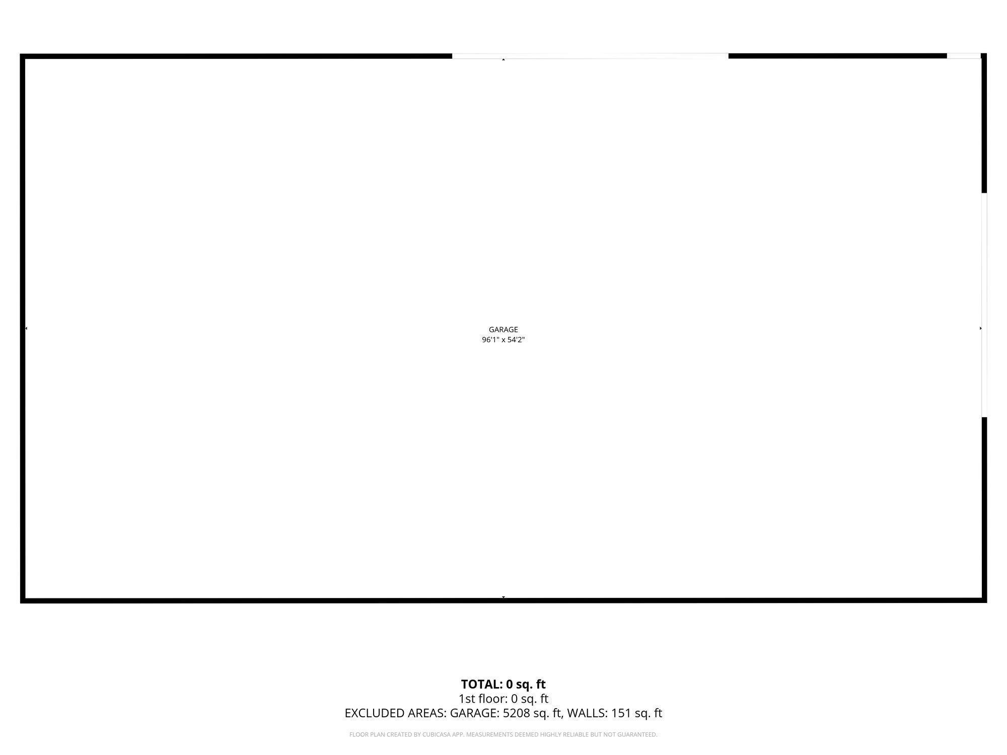 Pole Shed. 99x54 as per County Records