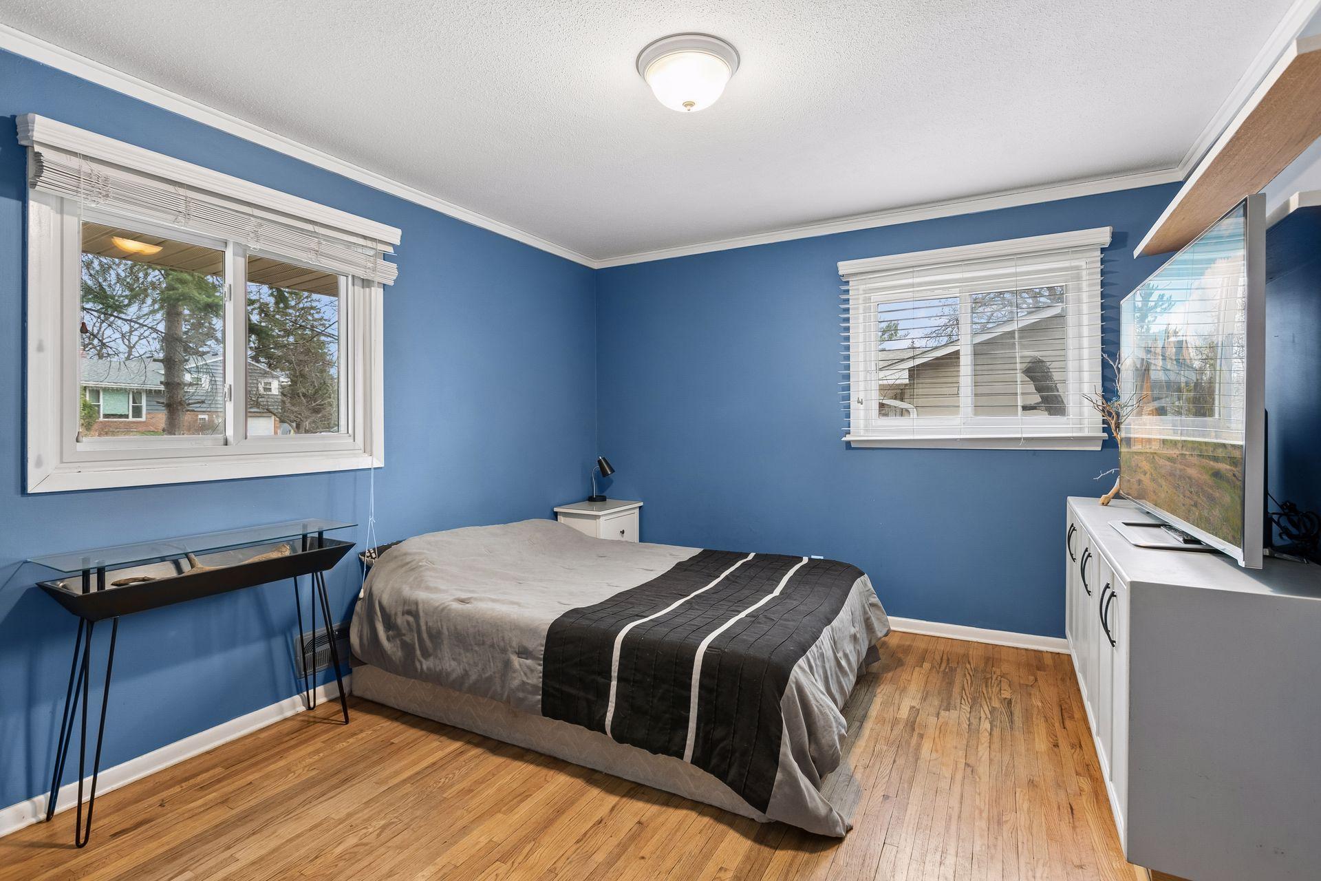 One of two main level bedrooms