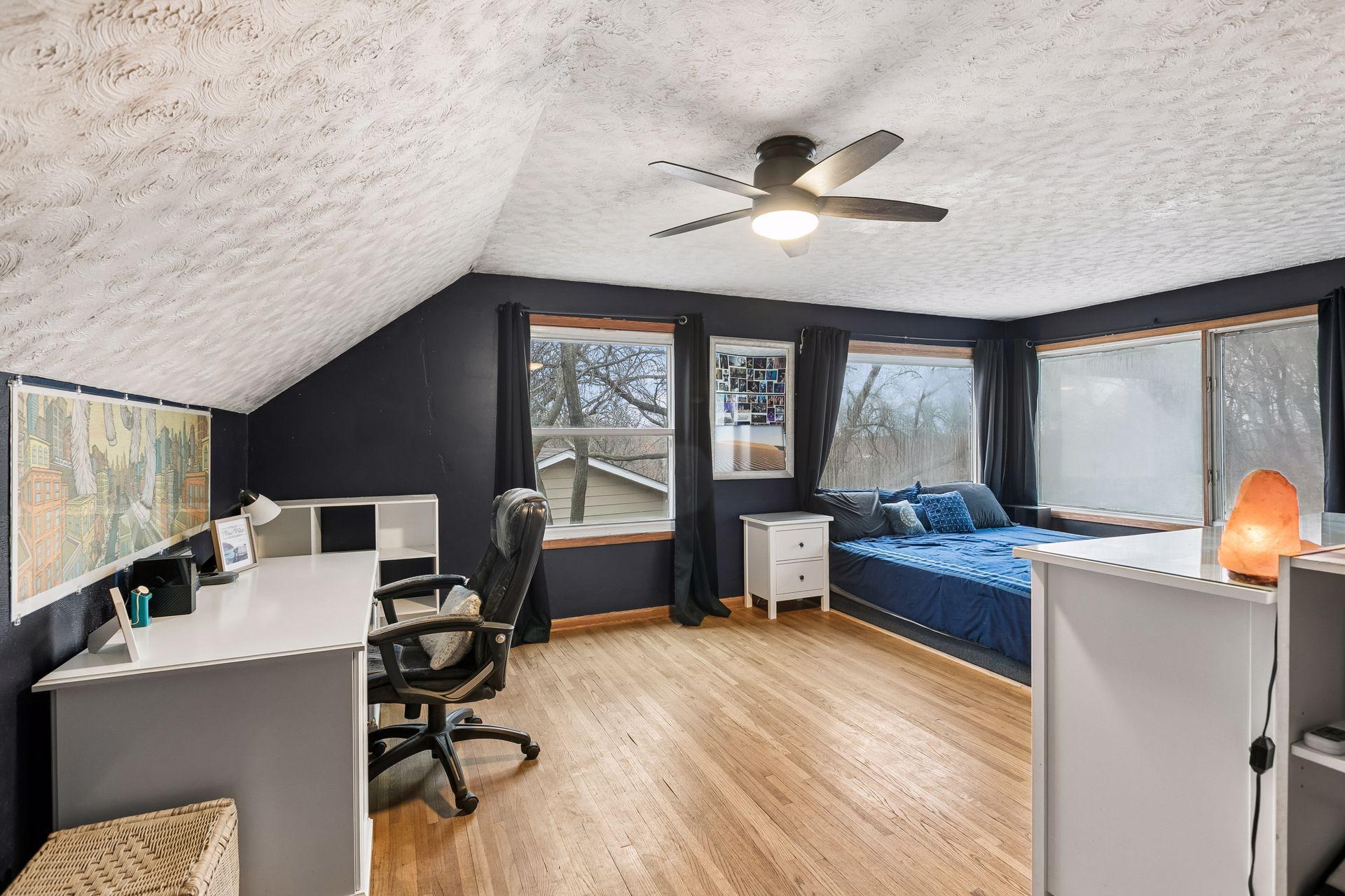 You'll love the large primary bedroom on the upper level