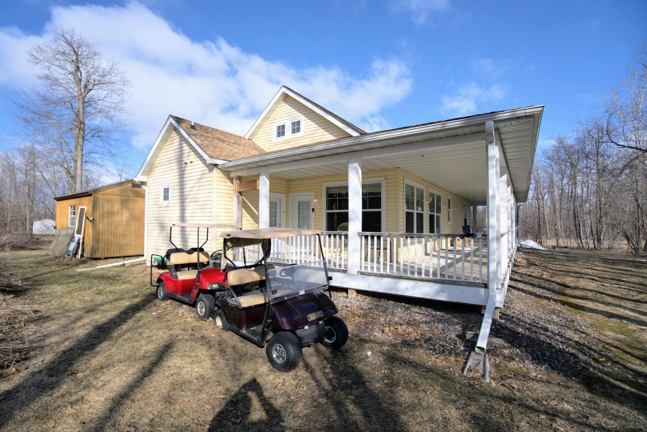 Expansive wraparound deck
