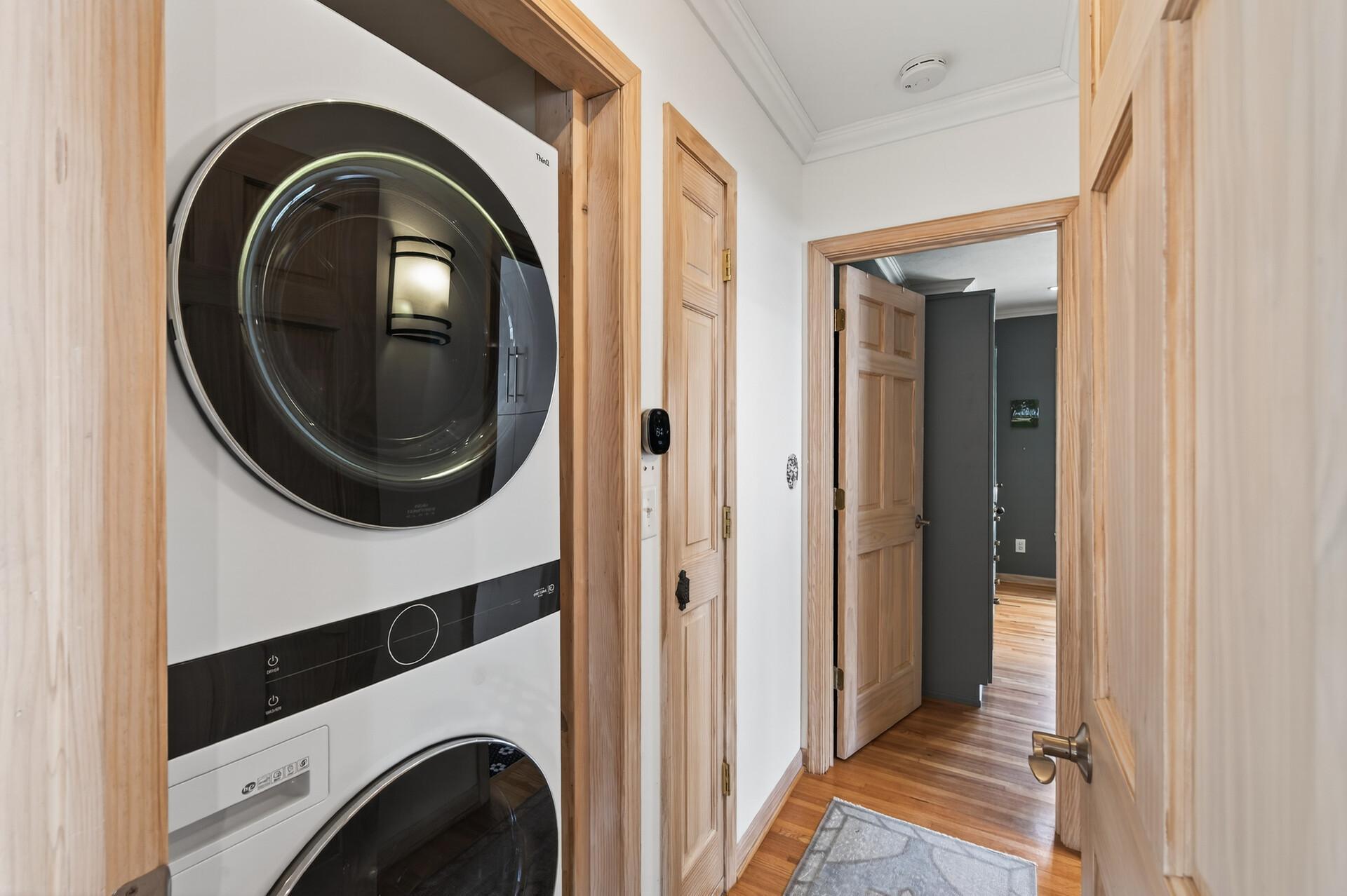Main-level laundry offers maximum convenience and allows for true single level living!