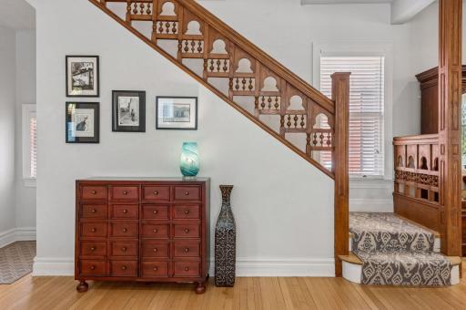 Head upstairs to find four large bedrooms and two more full bathrooms.