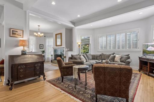 There is plenty of space to relax and entertain in the main-floor family room.
