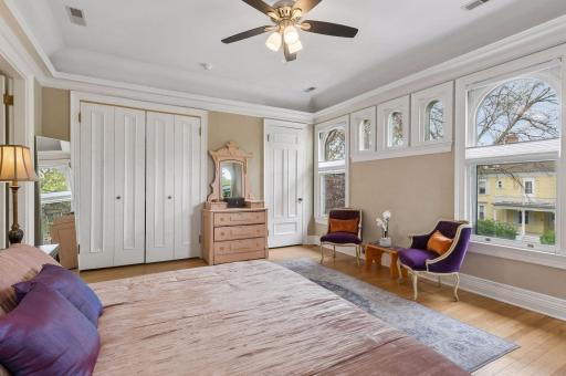Too many clothes? No worries, there is a wall of closets in the primary bedroom.