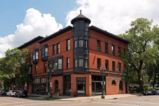 The stunning design of the W.A. Frost building.