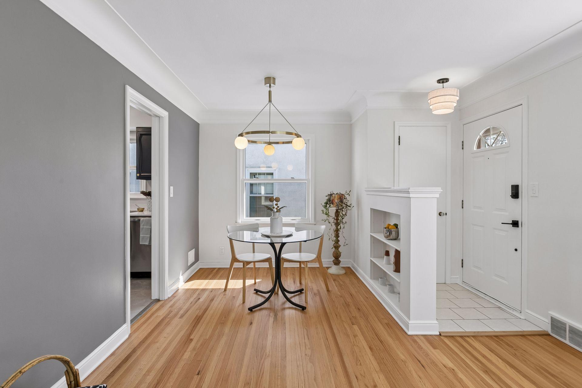 Floors are freshly sanded and sealed