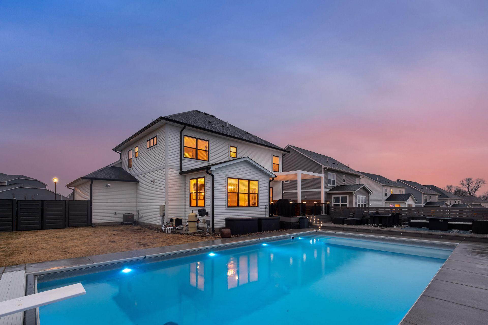Your own private resort, right in your backyard. This 20x40 heated salt water pool with full lighting and custom sun deck means the fun doesn't stop when the sun goes down.