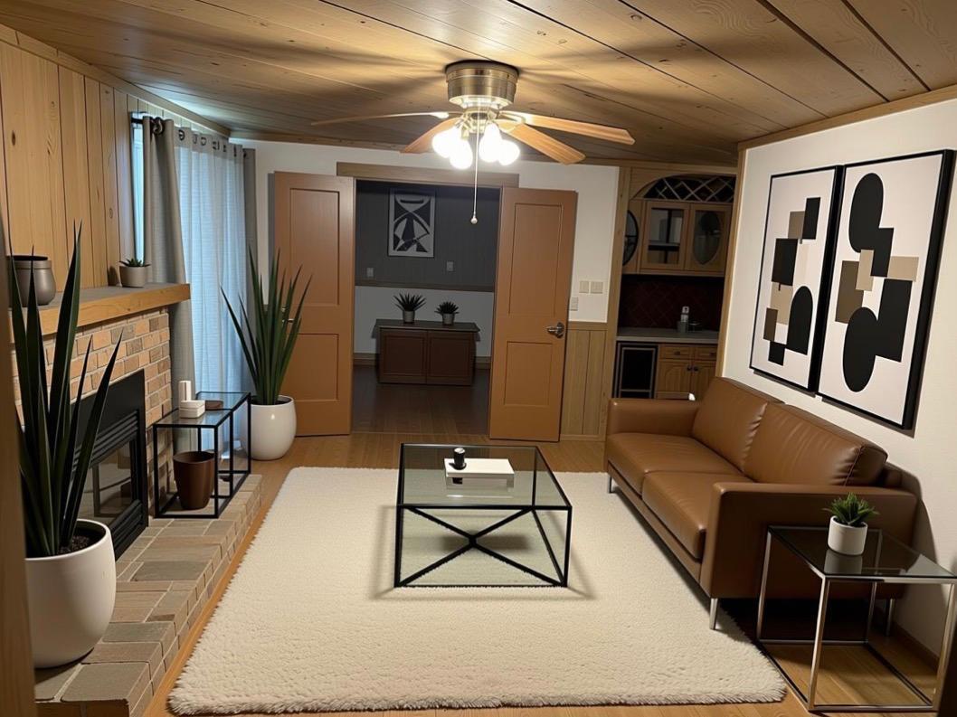 Virtual Staged Family Room