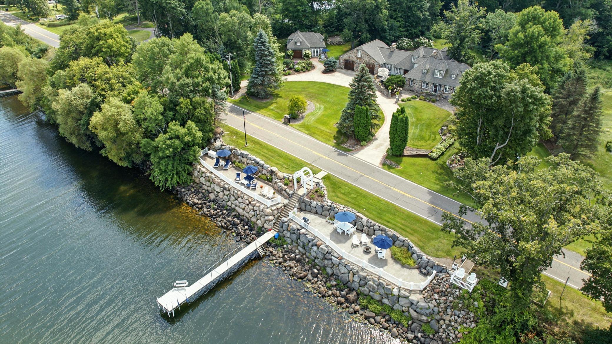 13001 Twilight Road - Aerial View, Expansive Shoreline and Gathering or Lounging Places