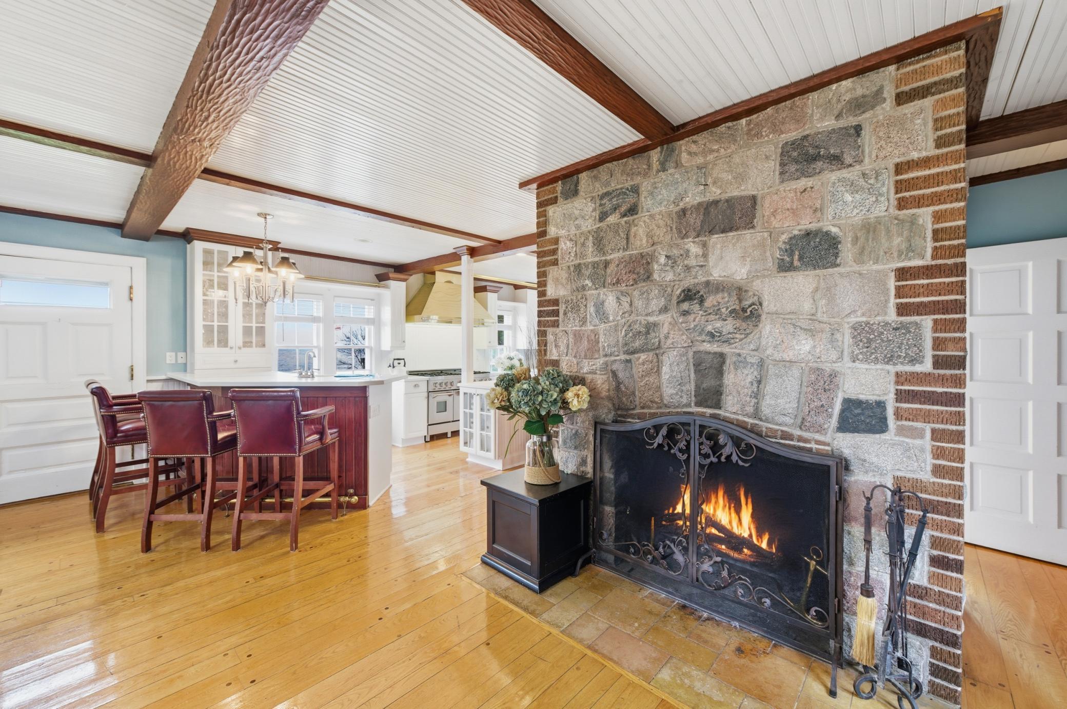 13001 Twilight Road - Original Wood-Burning Fireplace, Lake Mille Lacs Hand-Carved Stones