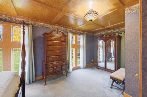13001 Twilight Road - Bedroom #3 with Floor-to-Ceiling Windows