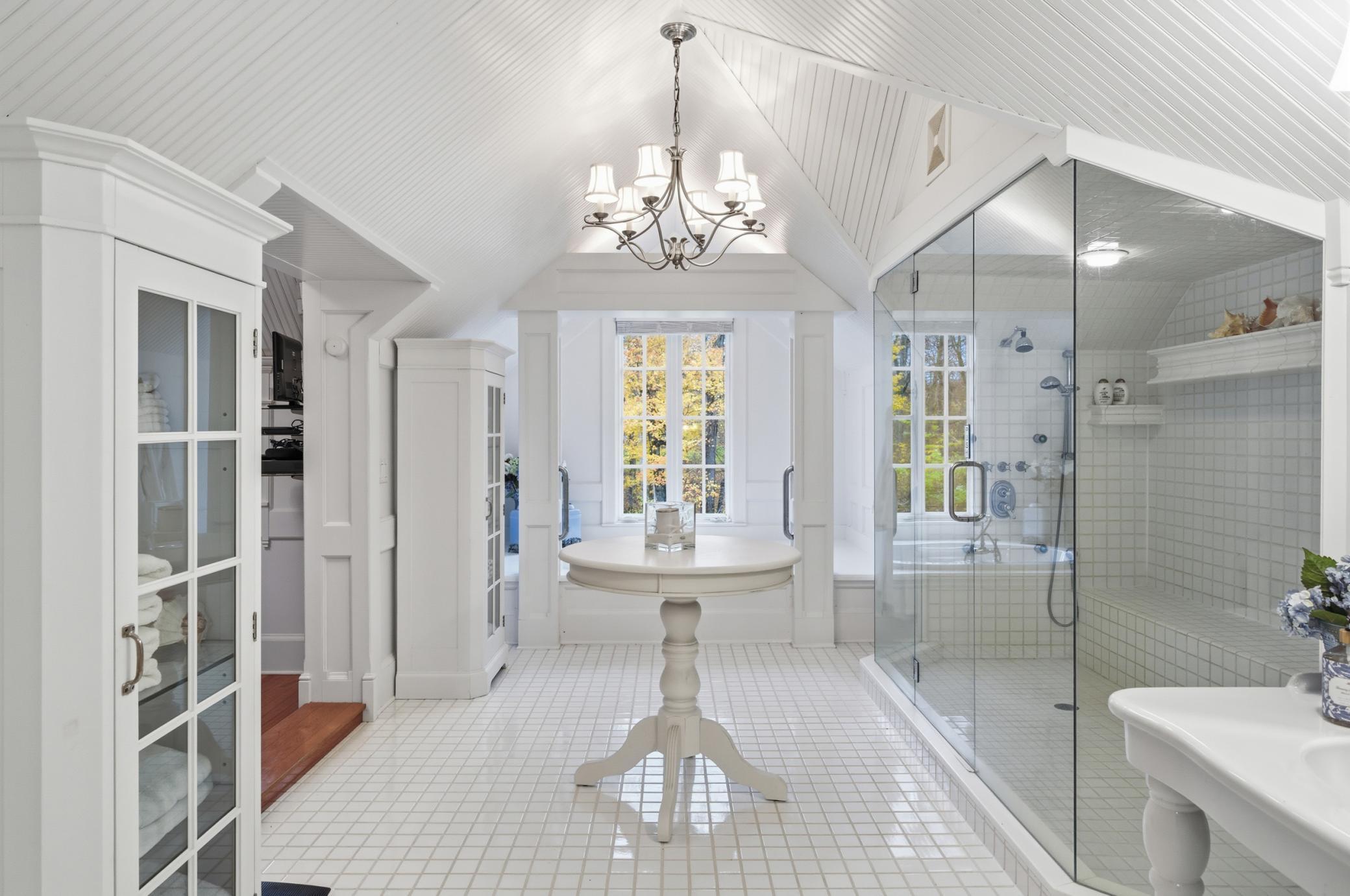 13001 Twilight Road - Primary Bathroom with Prep Area, Private Bathtub Views