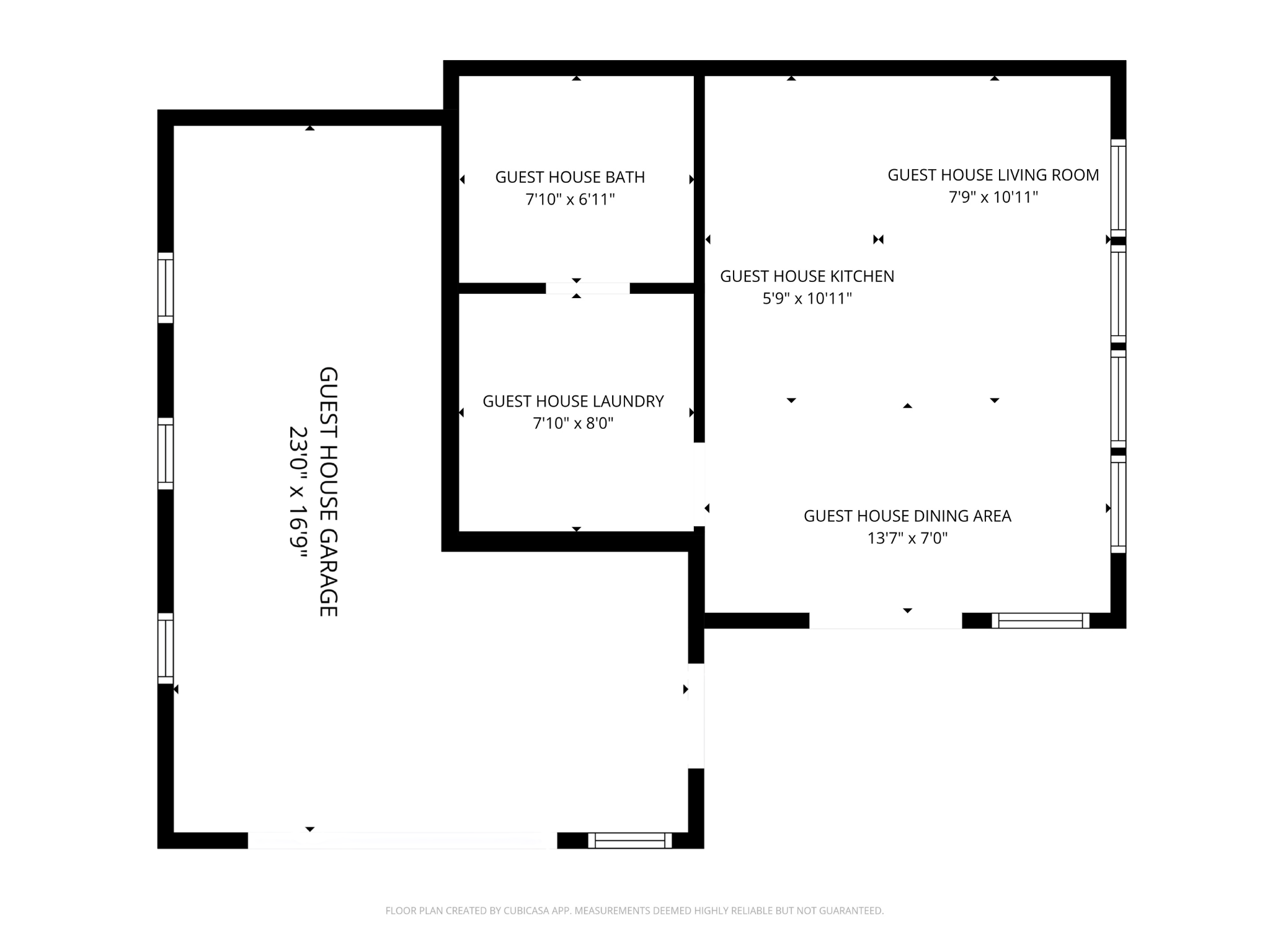 13001 Twilight Road - Floorplan - Main Level Carriage House, Guest House