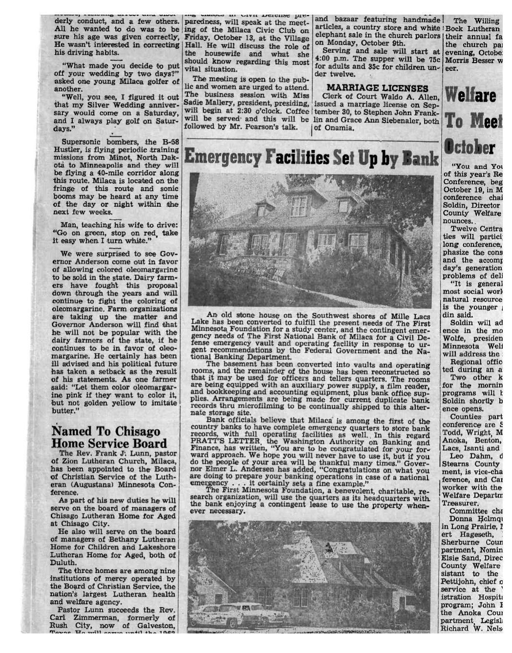 13001 Twilight Road - Vintage Newspaper