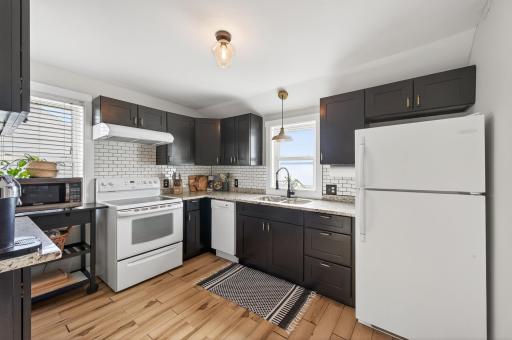 A bright, refreshed kitchen with functional updates where it matters most.