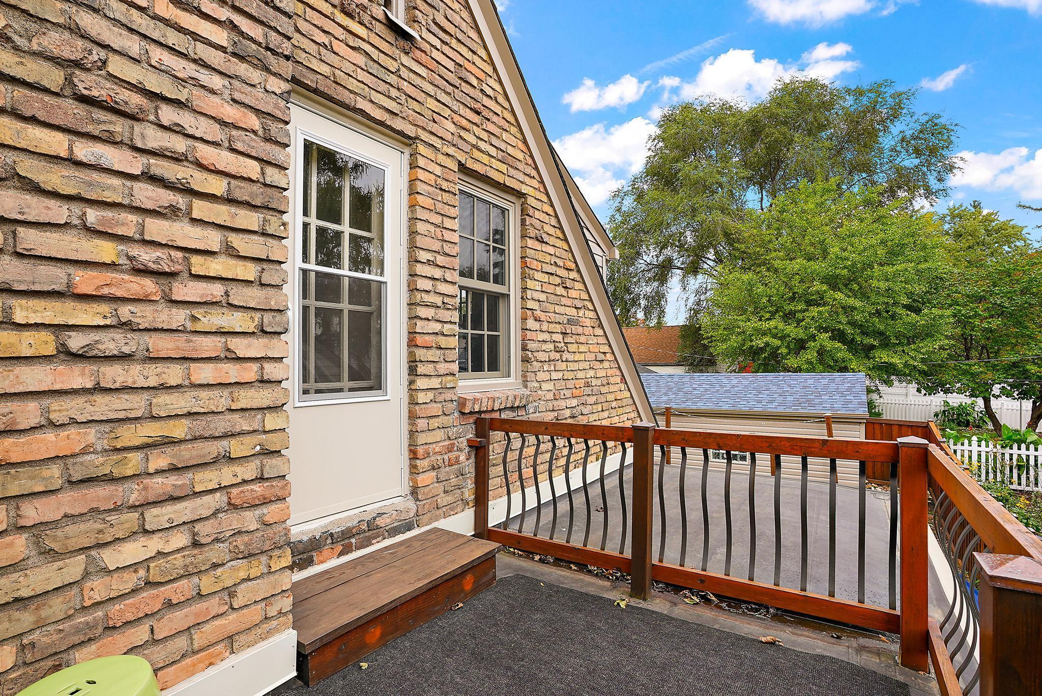 Balcony access from the primary bedroom