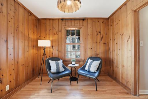 Knotty pine flex room